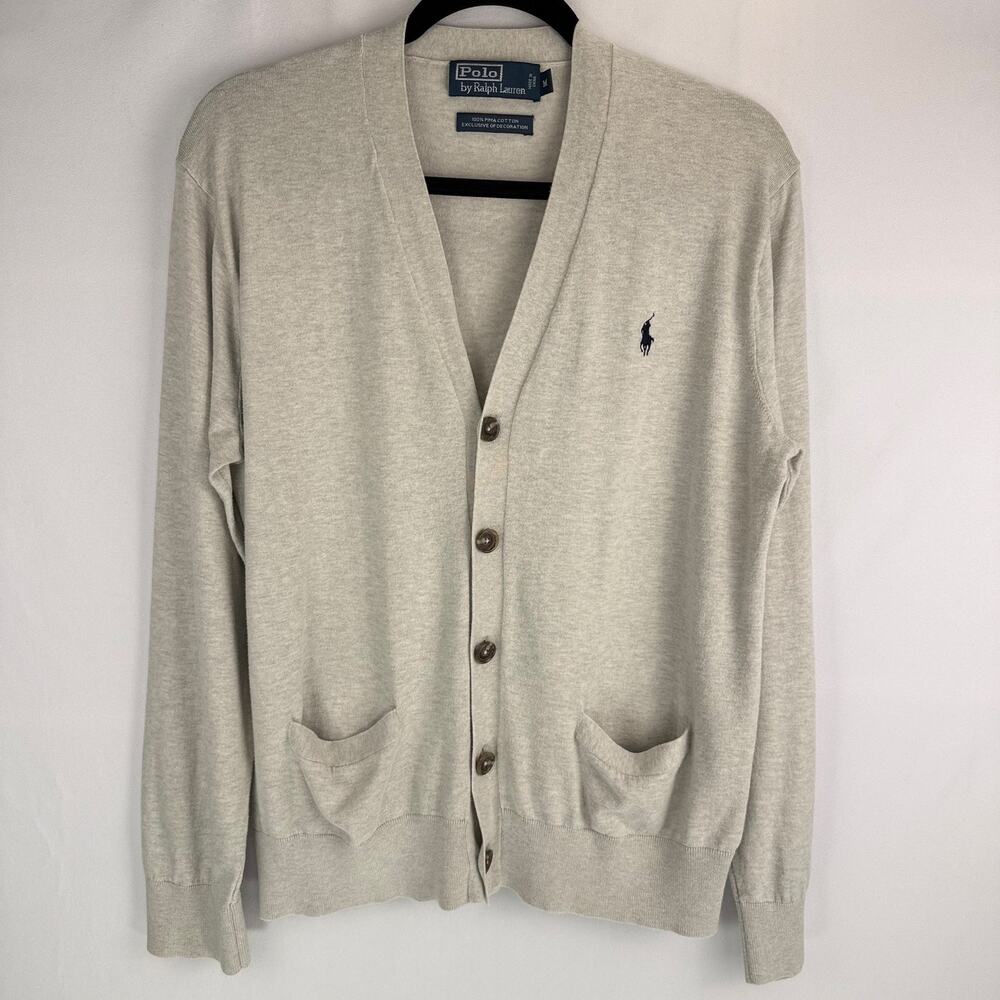 Polo by Ralph Lauren Pima Cotton Cardigan Size M